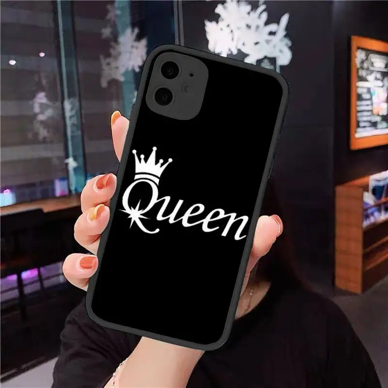 Matte Crown King Queen Phone Cases Matte Transparent for iPhone 7 8 11 12 s mini pro X XS XR MAX Plus cover funda
Matte Crown King Queen Phone Cases Matte Transparent for iPhone 7 8 11 12 s mini pro X XS XR MAX Plus cover funda