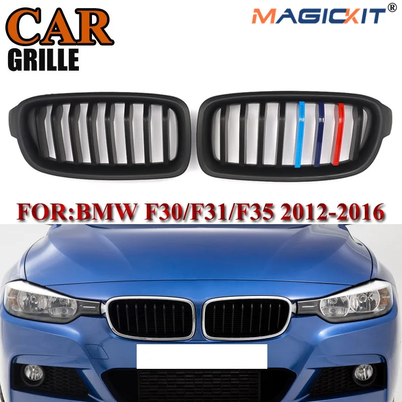 Решетки гоночные MagicKit для BMW Передние решетки F30 F31 F35 320i 328i 335i 2012 2013 2014 2015 2016 2017