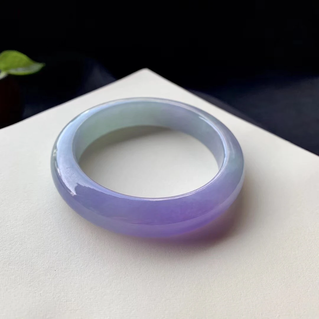 Send Certificate Natural Burmese Jade Light Purple 54-61mm Elegant Women's Bracelet Best Jewelry Gifts
Send Certificate Natural Burmese Jade Light Purple 54-61mm Elegant Women's Bracelet Best Jewelry Gifts