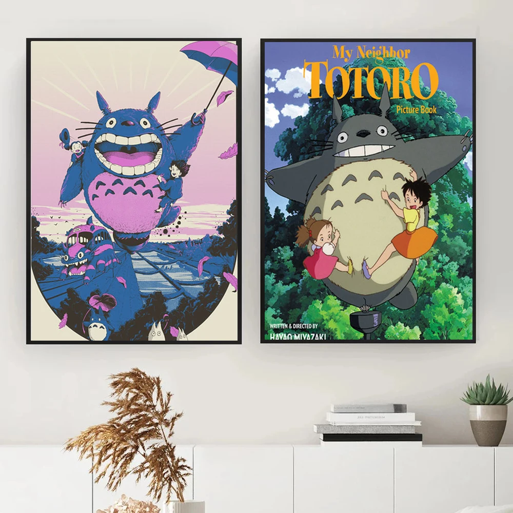 Totoro Studio Ghibli Anime Canvas Painting Cartoon Posters and Prints Wall Art Pictures Decorative for Living Room Home Decor
Totoro Studio Ghibli Anime Canvas Painting Cartoon Posters and Prints Wall Art Pictures Decorative for Living Room Home Decor