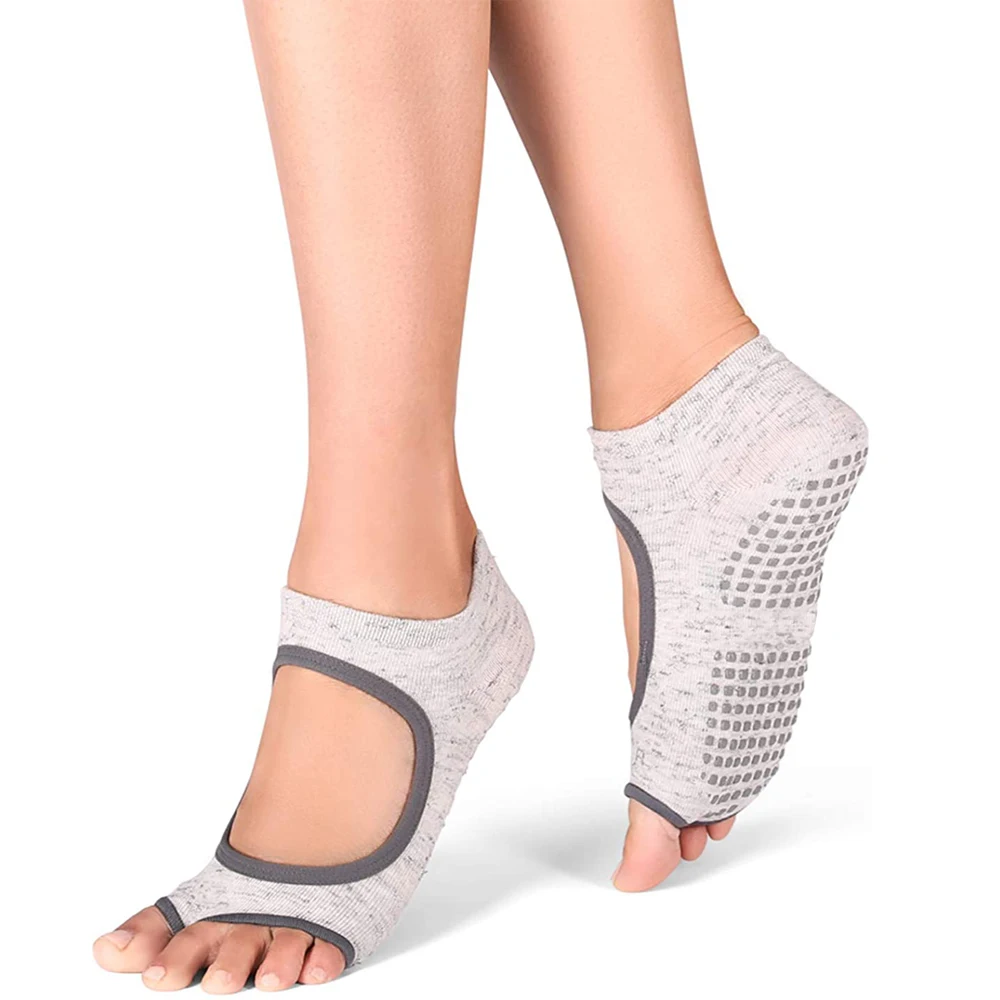 Toeless Non Slip Grip Women Socks for Yoga Barre Pilates Fitness Gym Sports Anti Slip Dance Socks 
Toeless Non Slip Grip Women Socks for Yoga Barre Pilates Fitness Gym Sports Anti Slip Dance Socks