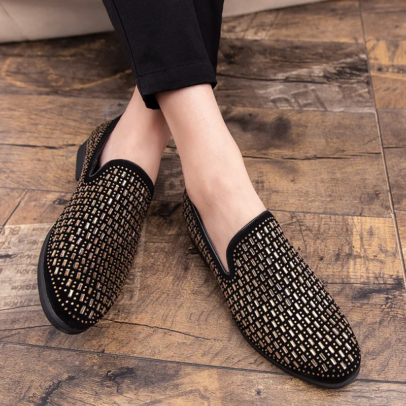 Luxurious Men Casual Shoes Handmade Designer Men's Fashion Wedding Trend Formal Personality Flat Oxford Office Business
Luxurious Men Casual Shoes Handmade Designer Men's Fashion Wedding Trend Formal Personality Flat Oxford Office Business