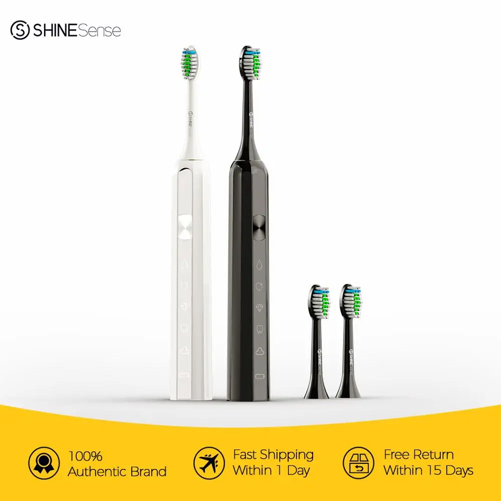 ShineSense STB600 Sonic Electric Toothbrush Ultrasonic Tooth Brush USB Rechargeable Waterproof with Travel Case
ShineSense STB600 Sonic Electric Toothbrush Ultrasonic Tooth Brush USB Rechargeable Waterproof with Travel Case