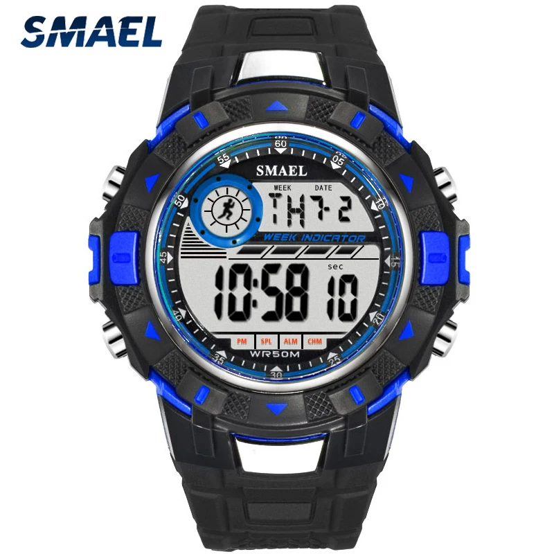 SMAEL Watch Men Brand Military Watches Army LED Relojes Hombre Top Luxury Digital Reloj Sport Waterproof Wristwatches For Male
SMAEL Watch Men Brand Military Watches Army LED Relojes Hombre Top Luxury Digital Reloj Sport Waterproof Wristwatches For Male