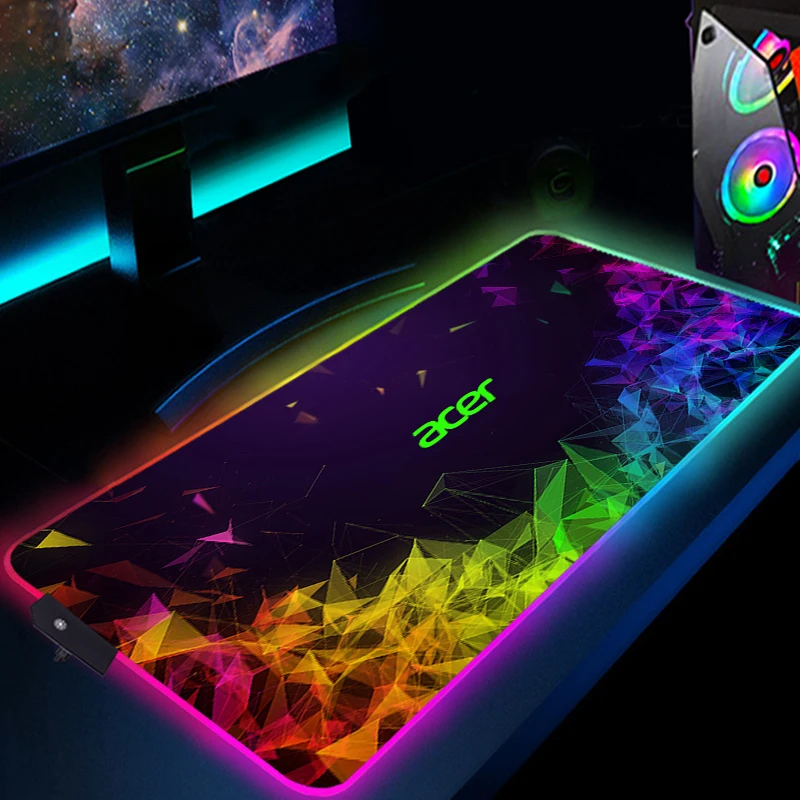 RGB LED Mouse Pad Acer Mat Anime Gaming Mousepad Gamer Large LED Black Rubber Mouse Mat PC Keyboard Pad For Computer Laptop Pad
RGB LED Mouse Pad Acer Mat Anime Gaming Mousepad Gamer Large LED Black Rubber Mouse Mat PC Keyboard Pad For Computer Laptop Pad