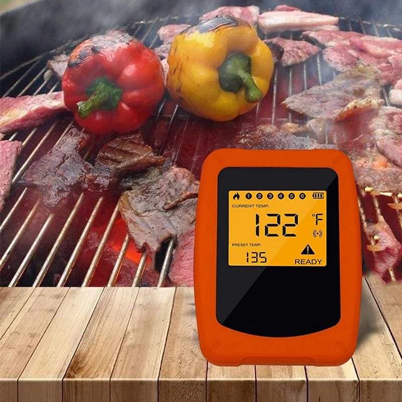 Wireless Remote Digital Thermometer,for Barbecue,Cooking Grill, Oven Meat Bluetooth Monitor,Timer,for Kitchen Cooking
Wireless Remote Digital Thermometer,for Barbecue,Cooking Grill, Oven Meat Bluetooth Monitor,Timer,for Kitchen Cooking