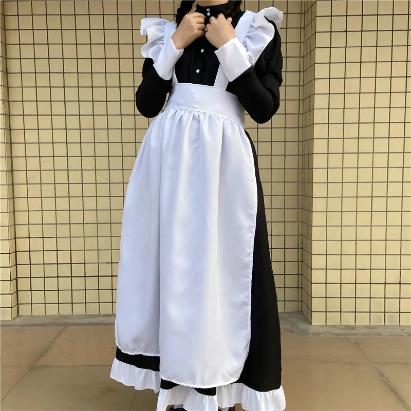 Women's Classic Lolita Maid Dress Vintage Inspired Women's Outfits Cosplay Anime Girl Black Long Sleeve Dress S-4XL
Women's Classic Lolita Maid Dress Vintage Inspired Women's Outfits Cosplay Anime Girl Black Long Sleeve Dress S-4XL