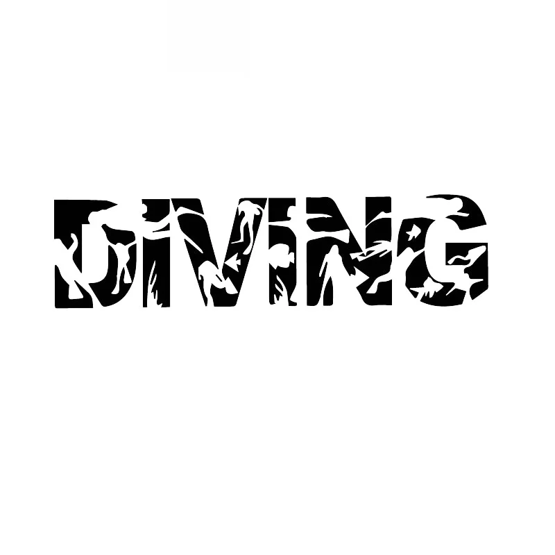 Interesting Diving Pattern Decals High Quality Car Window Decoration Personality Pvc Waterproof Decals Black/white, 19cm*5cm
Interesting Diving Pattern Decals High Quality Car Window Decoration Personality Pvc Waterproof Decals Black/white, 19cm*5cm