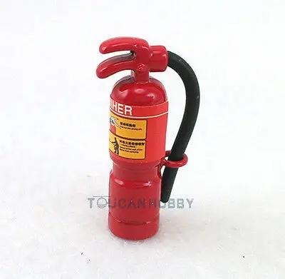 

RC Crawler Car 1/10 Scale Model Metal Fire Extinguisher Accessory Spare Parts TH01419-SMT2