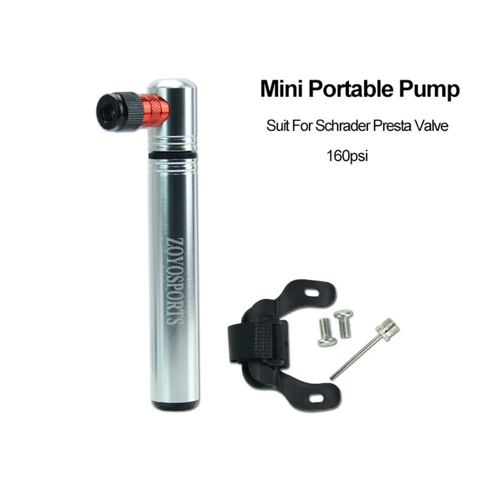 Bike Bicycle Dual Action Mini Portable Pump US Presta Nozzle Pump Inflator Aluminum Alloy Hand Air Pump With Air Cylinder Clamp
Bike Bicycle Dual Action Mini Portable Pump US Presta Nozzle Pump Inflator Aluminum Alloy Hand Air Pump With Air Cylinder Clamp