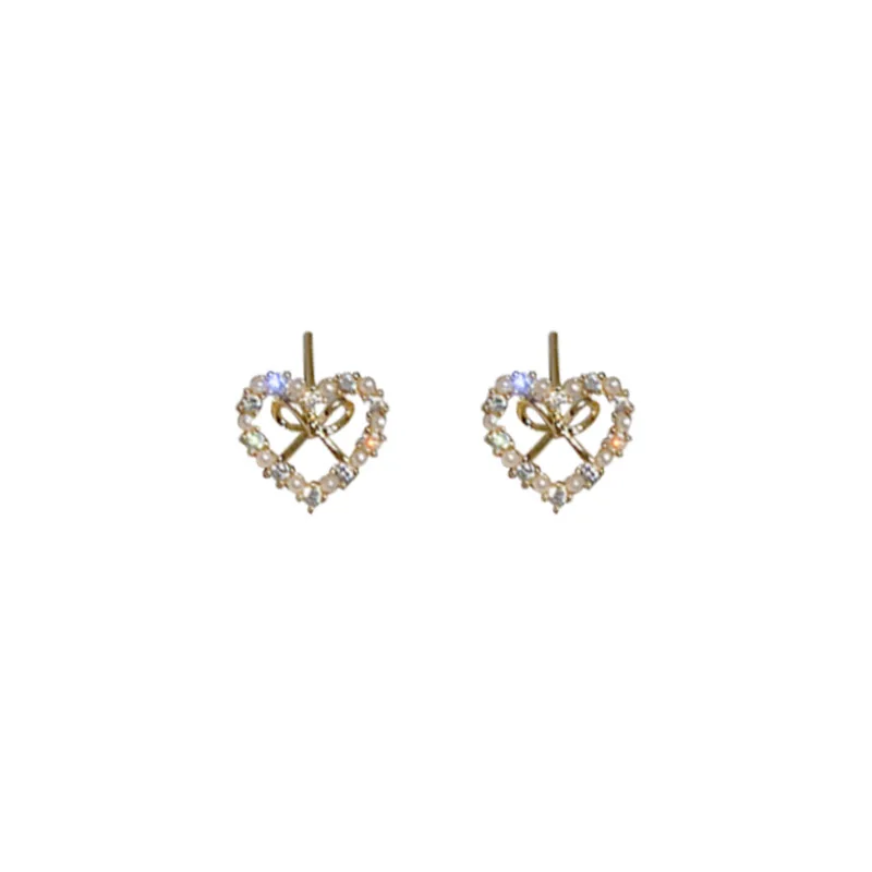 Earring Heart and Bowknot Inlaid with Zircon Earrings for Women Charm Jewelry Girl Gift
Earring Heart and Bowknot Inlaid with Zircon Earrings for Women Charm Jewelry Girl Gift