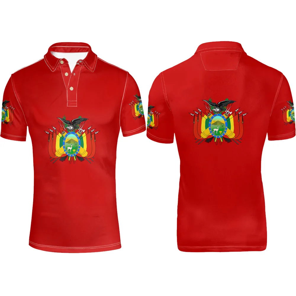 BOLIVIA youth diy free custom made name number country Polo shirt bo nation flag spanish college bolivian print photo clothes
BOLIVIA youth diy free custom made name number country Polo shirt bo nation flag spanish college bolivian print photo clothes