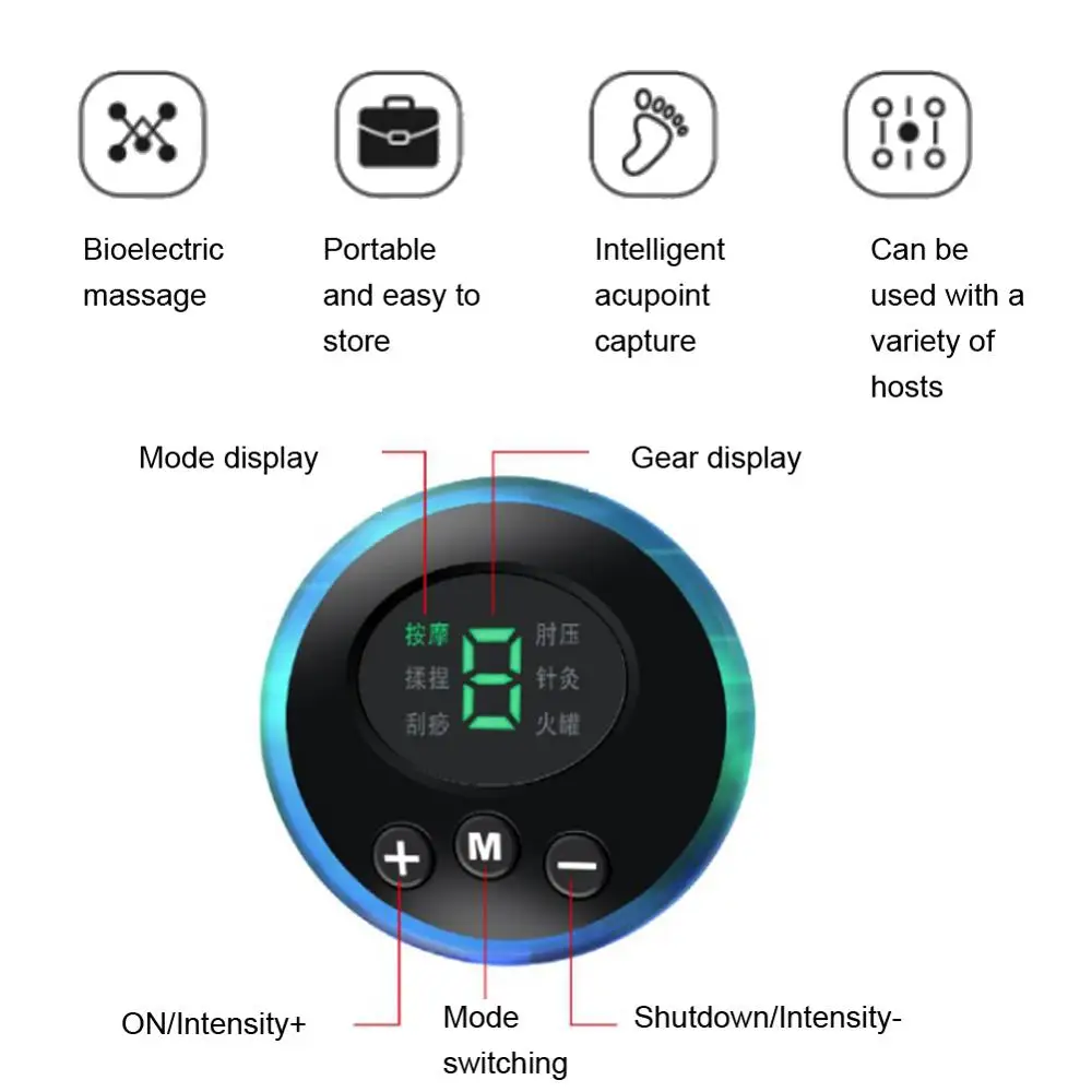 USB EMS Pulse Foot Massager Relieves Soreness Fatigue 6 Kinds Simulated Massager Mode Acupuncture Therapy Foot Massager Machines
USB EMS Pulse Foot Massager Relieves Soreness Fatigue 6 Kinds Simulated Massager Mode Acupuncture Therapy Foot Massager Machines