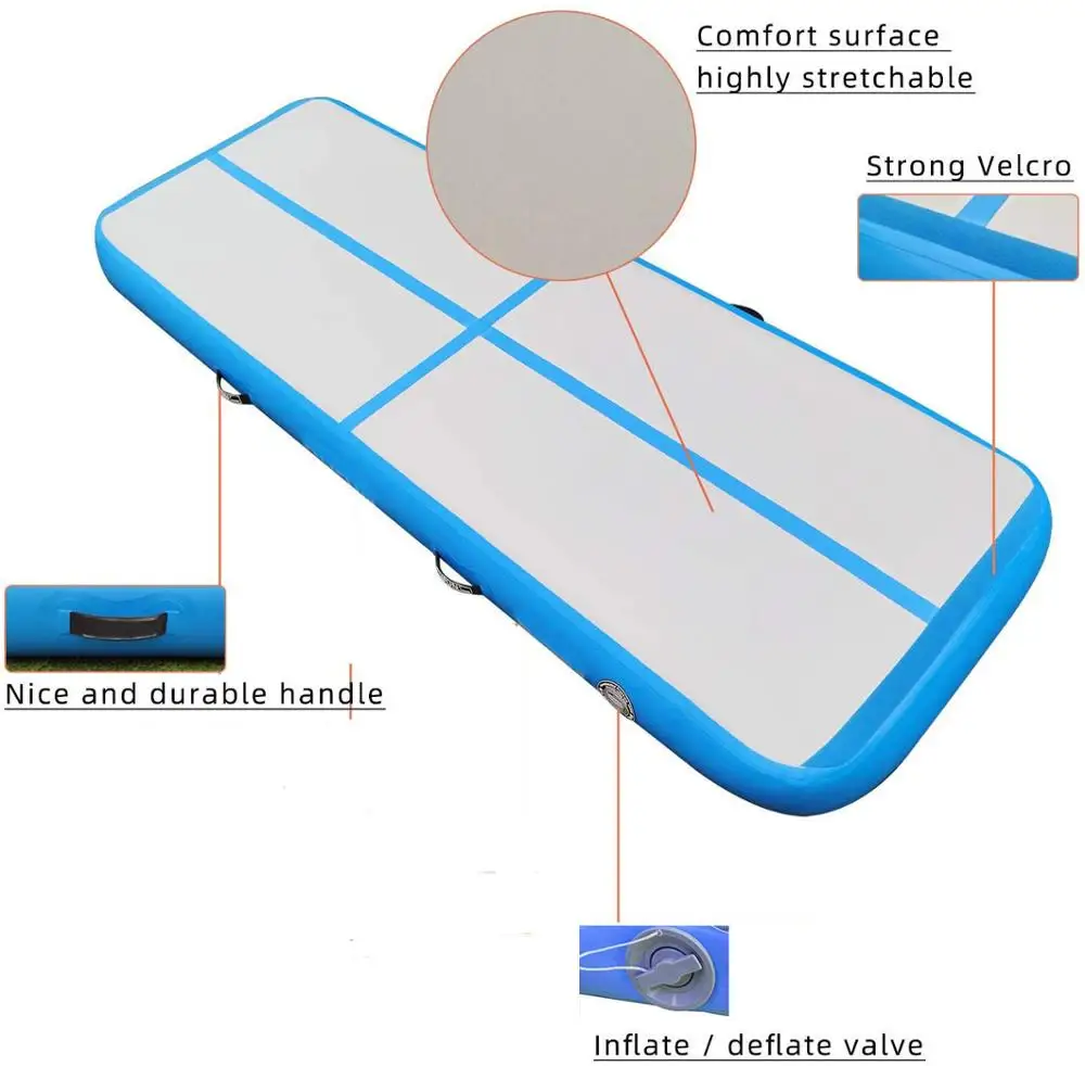 16FT 8inches thickness High Performance Inflatable gym Mat Fitness Air Track Gymnastics Tumble Mat with air pump for homw use
16FT 8inches thickness High Performance Inflatable gym Mat Fitness Air Track Gymnastics Tumble Mat with air pump for homw use