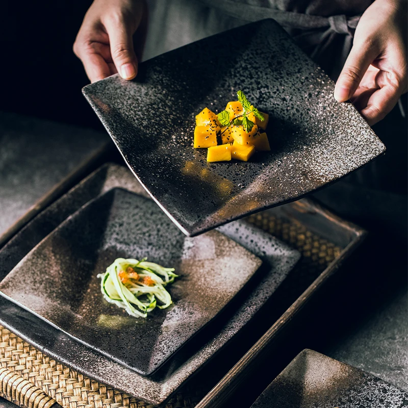 Square plate dish plate flat plate ceramic plate hotel hotel milk tea shop general porcelain plate tableware
Square plate dish plate flat plate ceramic plate hotel hotel milk tea shop general porcelain plate tableware