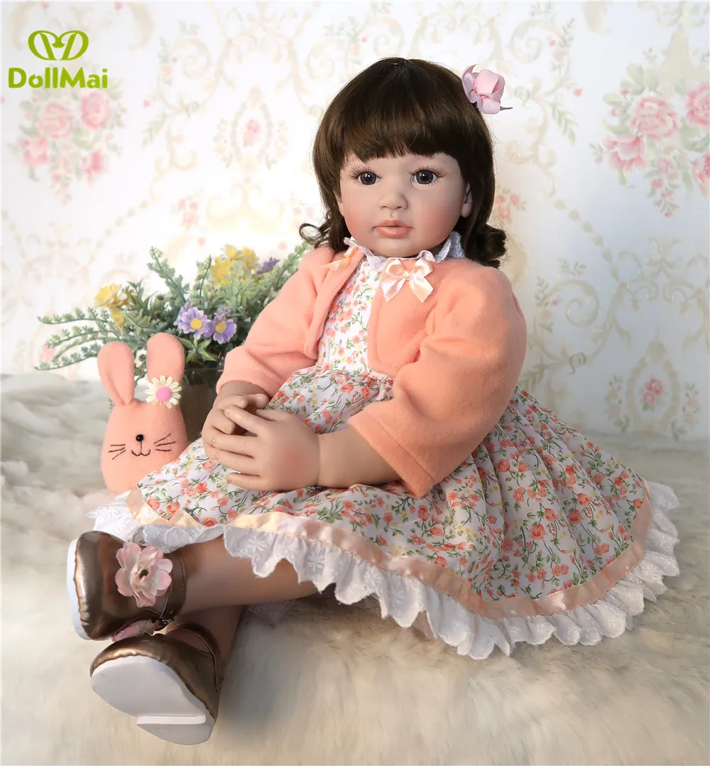 60 cm new princess doll toy Silicone Reborn Baby Doll alive Toy baby For Girl Newborn Toy dress up kids Christmas/Birthday Gift
60 cm new princess doll toy Silicone Reborn Baby Doll alive Toy baby For Girl Newborn Toy dress up kids Christmas/Birthday Gift