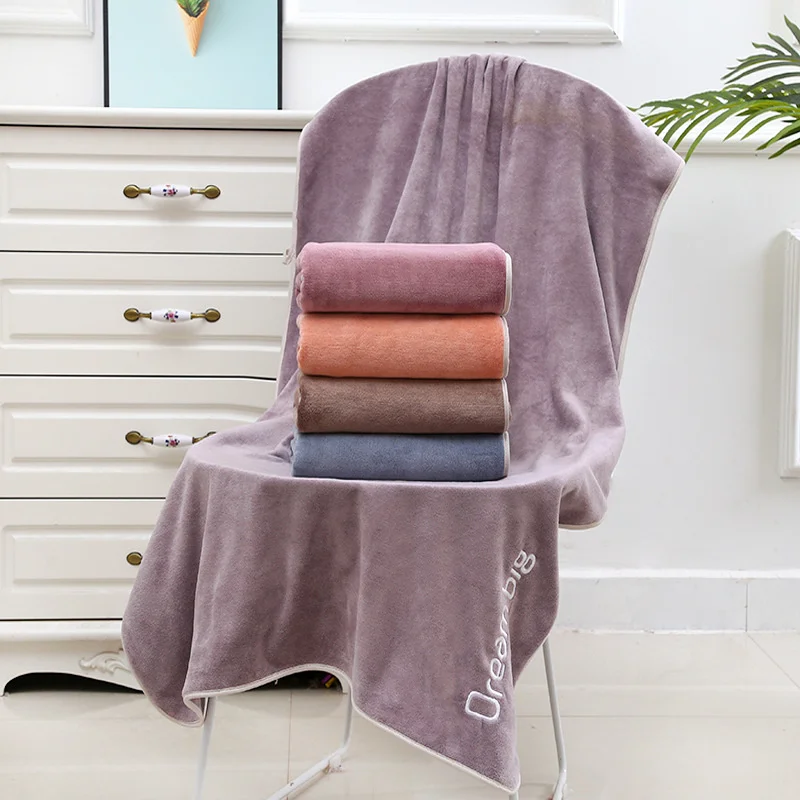 Youth Adult Bath Towel Thickened 400g Microfiber Soft Gift Bag Couple Towel Bath Towel Solid Color Embroidery L1
Youth Adult Bath Towel Thickened 400g Microfiber Soft Gift Bag Couple Towel Bath Towel Solid Color Embroidery L1