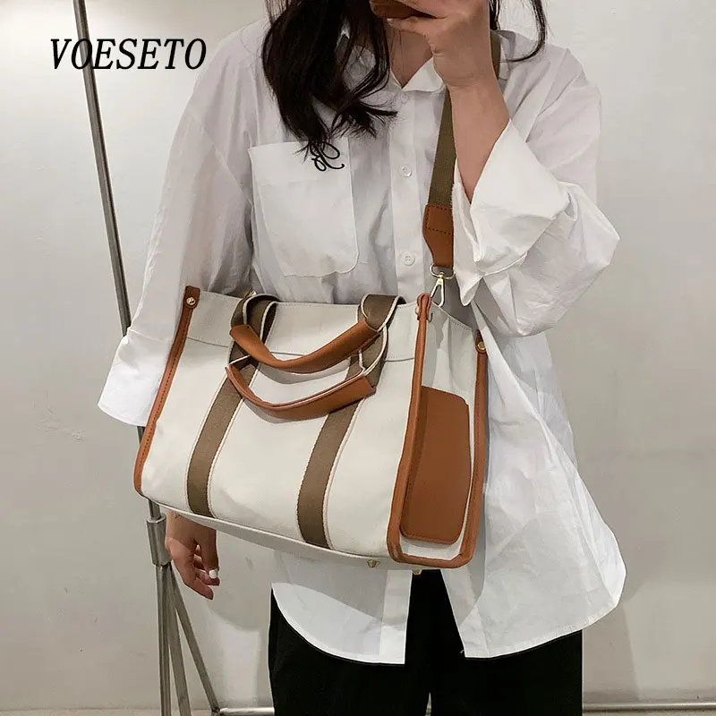 ZARAING Female Large Capacity Bags Women's Luxury Bags Summer Wild New Trendy Fashion Canvas Messenger Simple Portable Tote Bag
ZARAING Female Large Capacity Bags Women's Luxury Bags Summer Wild New Trendy Fashion Canvas Messenger Simple Portable Tote Bag
