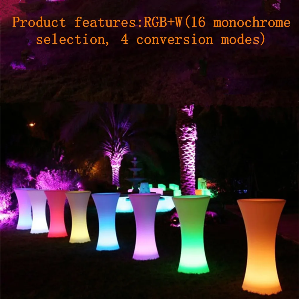 2019 New Outdoor Use Led Luminous Cocktail Table Creative Bar Plastic Table Nightclub Bar Disco Supplies Cocktail Table
2019 New Outdoor Use Led Luminous Cocktail Table Creative Bar Plastic Table Nightclub Bar Disco Supplies Cocktail Table