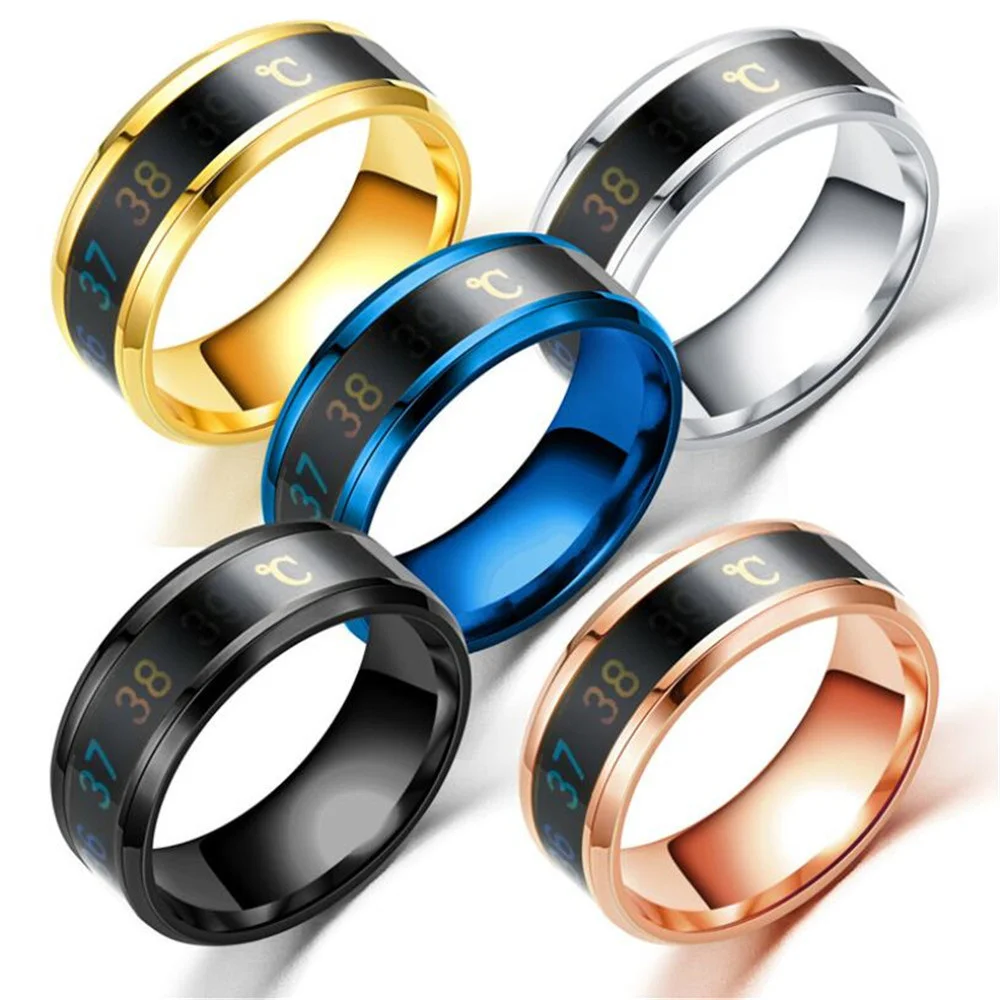 New Creative Simple Temperature Ring Emotional Feeling Smart Temperature Sensitive Ring Women Men Waterproof Jewelry Wholesale
New Creative Simple Temperature Ring Emotional Feeling Smart Temperature Sensitive Ring Women Men Waterproof Jewelry Wholesale