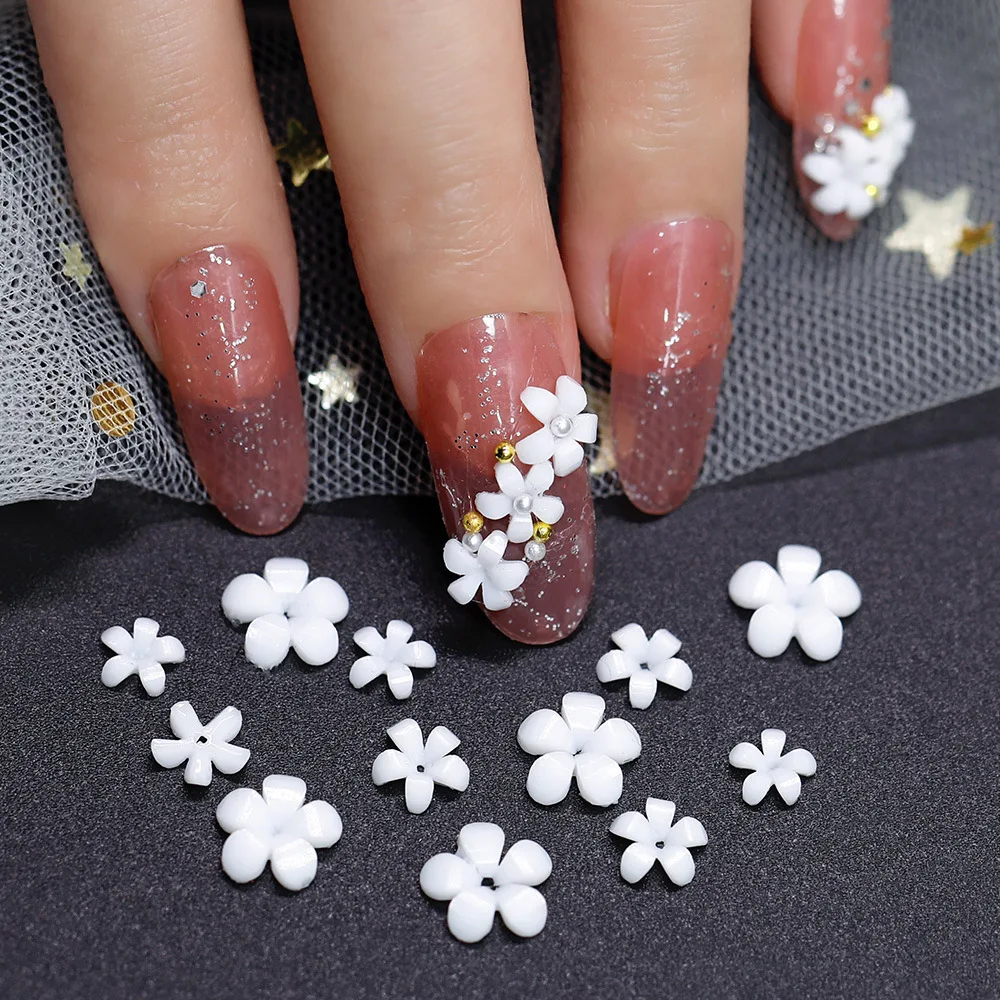 Five Petal Flower Charm DIY Nail Art Accessories 3D Nail Art Decoration White Flower Ornaments Nail Art Flower Jewelry
Five Petal Flower Charm DIY Nail Art Accessories 3D Nail Art Decoration White Flower Ornaments Nail Art Flower Jewelry