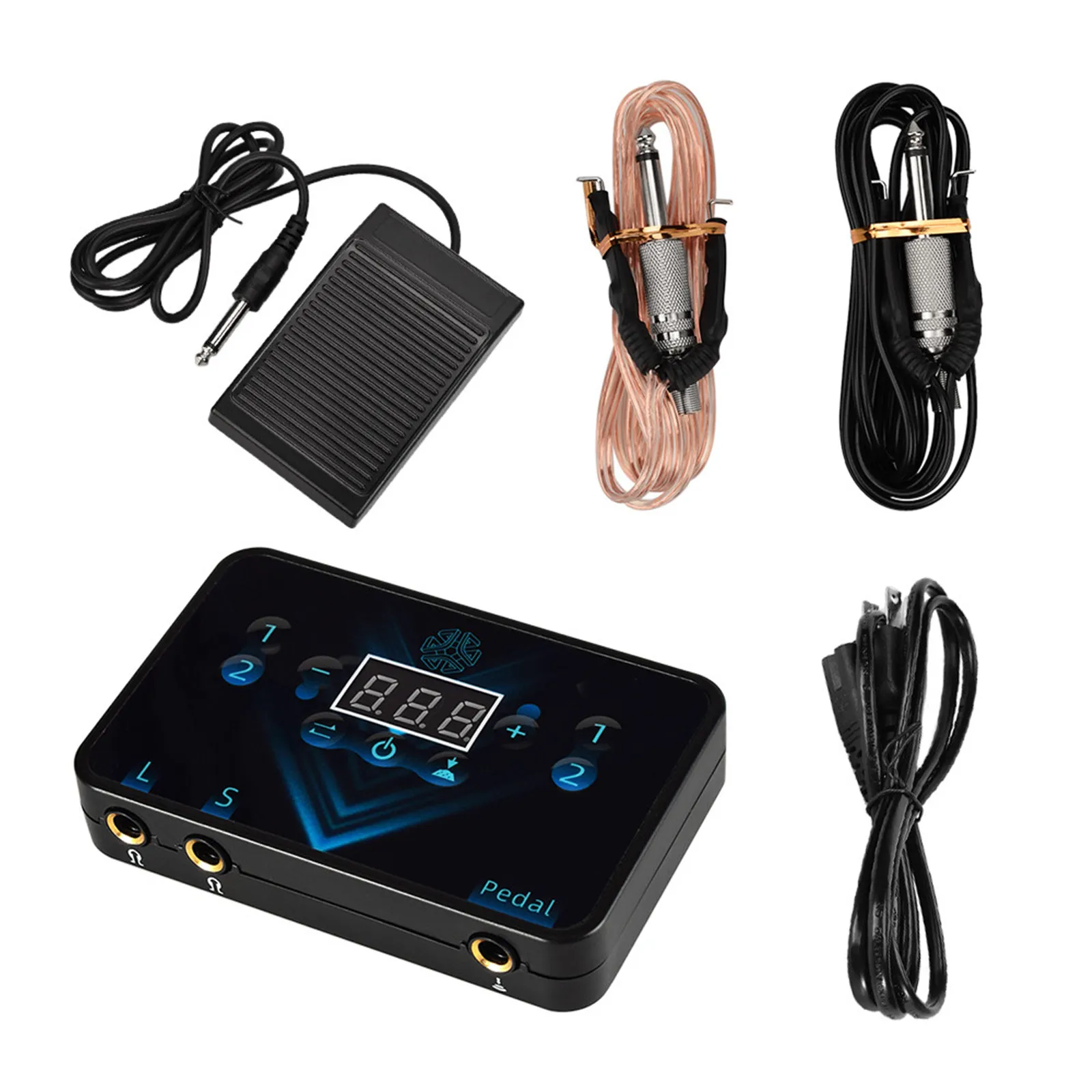 Tattoo Kit Led Display Tattoo Power Supply Pedal Switch Clip Cord Accessories Supplies Permanent Makeup Tattoo Set Body Art Tool
Tattoo Kit Led Display Tattoo Power Supply Pedal Switch Clip Cord Accessories Supplies Permanent Makeup Tattoo Set Body Art Tool
