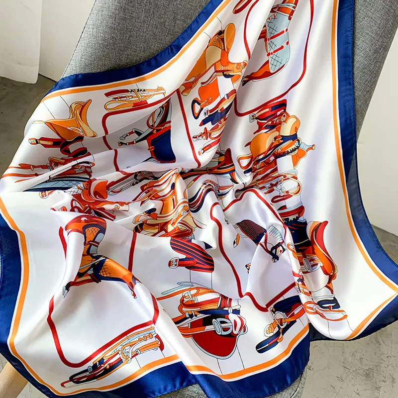 Spring Autumn New Style All-match 70cm Square Scarf Women Silk Fashion Western Style Neckerchief poncho scarves chiffon hijab
Spring Autumn New Style All-match 70cm Square Scarf Women Silk Fashion Western Style Neckerchief poncho scarves chiffon hijab