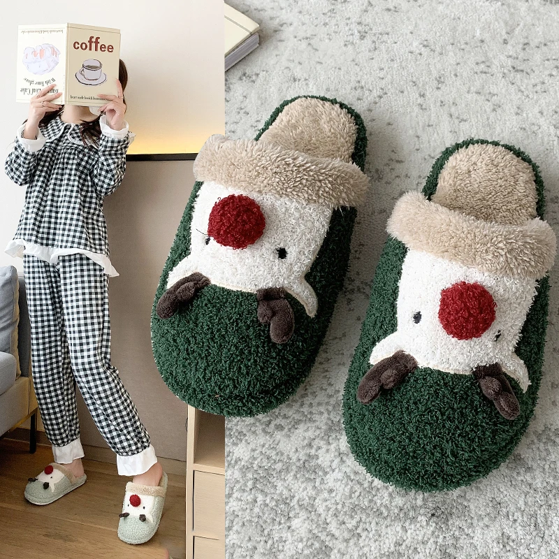 Christmas autumn and winter new plush cute reindeer comfortable leisure home warmth ladies cotton drag
Christmas autumn and winter new plush cute reindeer comfortable leisure home warmth ladies cotton drag