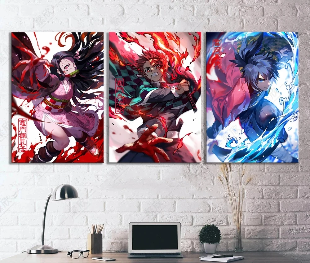 3 Stuk Nezuko Tanjiro Giyu Tomioka Demon Slayer Poster Anime Canvas Painting Wall Art Printed Pictures Home Decor Living Room
3 Stuk Nezuko Tanjiro Giyu Tomioka Demon Slayer Poster Anime Canvas Painting Wall Art Printed Pictures Home Decor Living Room