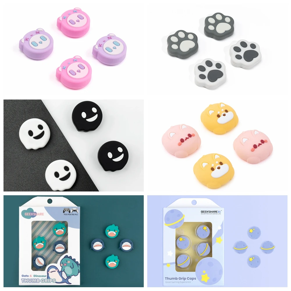 Animals Silicone Thumb Stick Grip Cap Joystick Cover For Sony PS5 PS4 PS3 Xbox One/360 Slim Series X/S Switch Pro Protector Case
Animals Silicone Thumb Stick Grip Cap Joystick Cover For Sony PS5 PS4 PS3 Xbox One/360 Slim Series X/S Switch Pro Protector Case