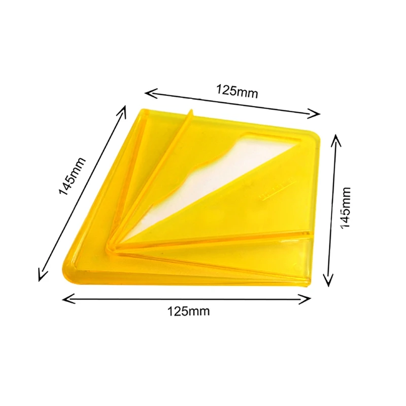 Yellow Transparent Center Finder for 8 Inch Square Round Octagon and 5-3/4 Inch Hexagon Shaped for Woodworkers
Yellow Transparent Center Finder for 8 Inch Square Round Octagon and 5-3/4 Inch Hexagon Shaped for Woodworkers