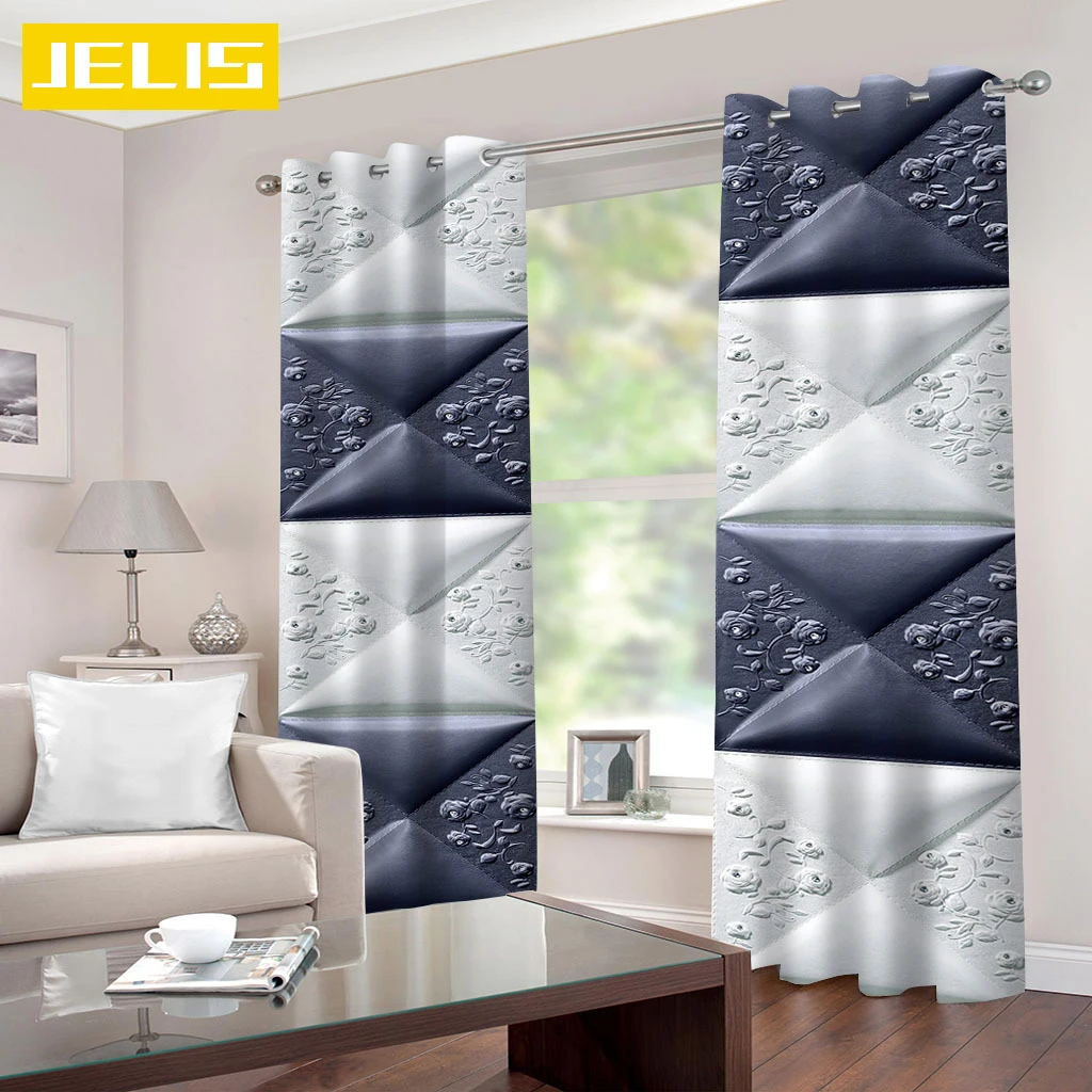 3D Printing Modern Blackout Curtains for Living Room Bedroom Window Curtains Personalized Custom Drapes Blinds Home Textiles
3D Printing Modern Blackout Curtains for Living Room Bedroom Window Curtains Personalized Custom Drapes Blinds Home Textiles