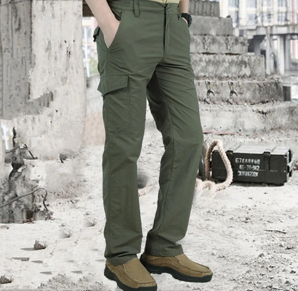 Summer Winter Men Lightweight Tactical Pants Breathable Casual Army Military Long Trousers Male Waterproof Quick Dry Cargo Pants
Summer Winter Men Lightweight Tactical Pants Breathable Casual Army Military Long Trousers Male Waterproof Quick Dry Cargo Pants