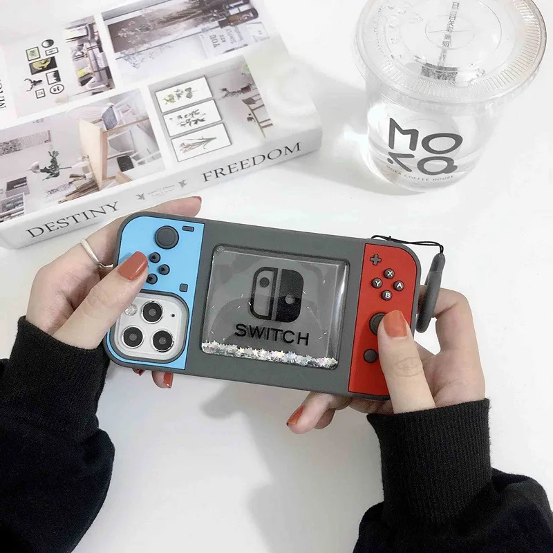 Cool Nintendo Switch Soft Silicone Case For iPhone 12 Pro Max 11 XR 8 7 6 Quicksand Protect Ring Cover
Cool Nintendo Switch Soft Silicone Case For iPhone 12 Pro Max 11 XR 8 7 6 Quicksand Protect Ring Cover