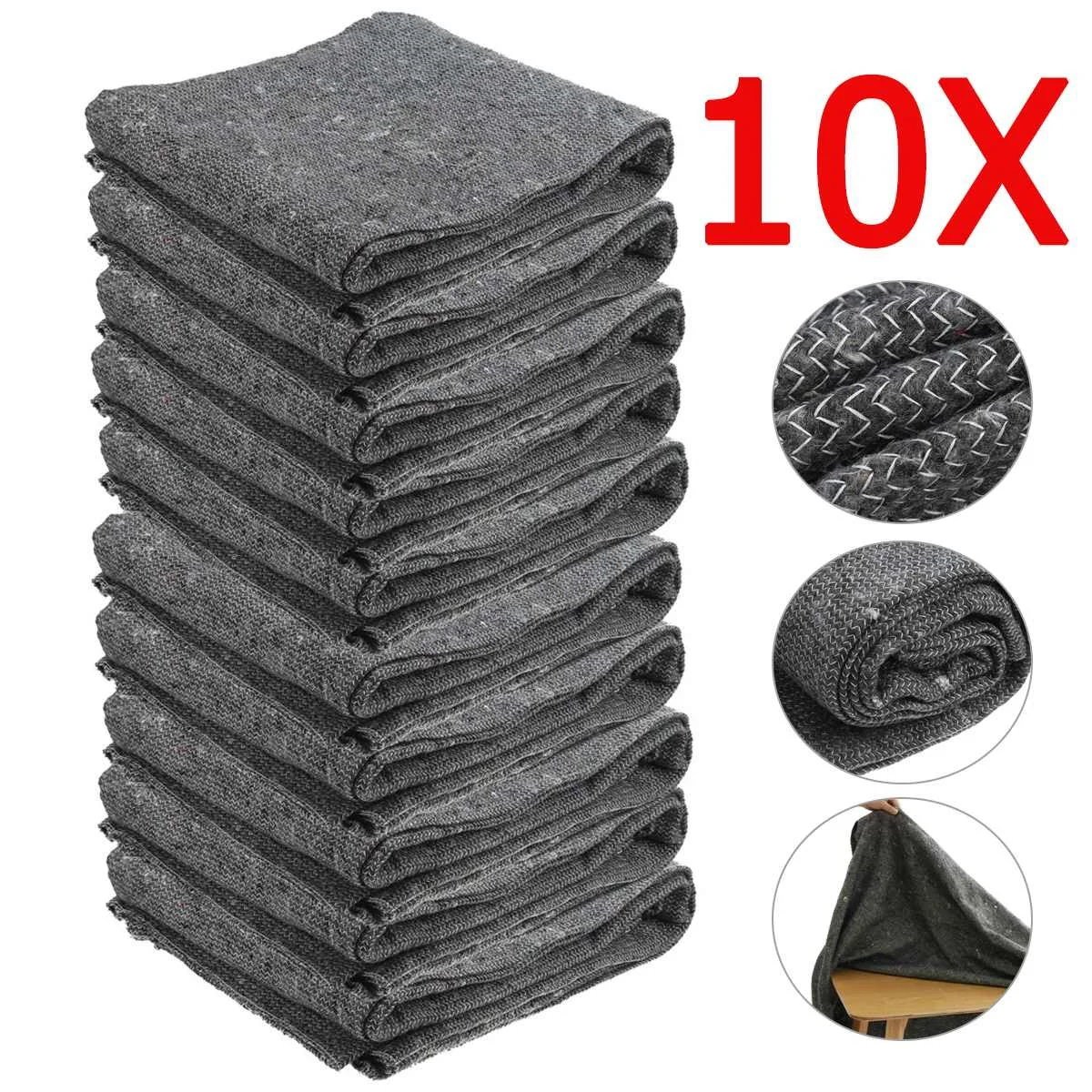1/5/10pcs 200x150cm Moving Pack Warm Grey Quilt Wear-resist Furniture Protective Blanket Rug Carpet Multi-functional Dust-proof
1/5/10pcs 200x150cm Moving Pack Warm Grey Quilt Wear-resist Furniture Protective Blanket Rug Carpet Multi-functional Dust-proof