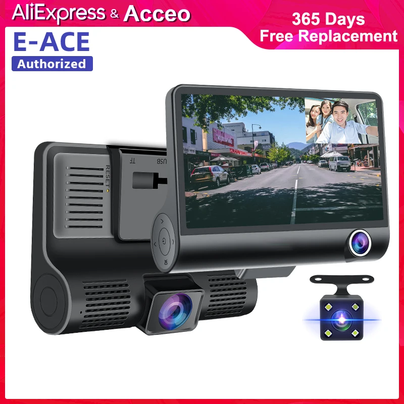 Acceo 4.0 Inch Car Dvr Mirror 3 Camera Lens Car Video Recorder Portable Dashcam Rearview Camera Auto Record Dash Cam Registrara
Acceo 4.0 Inch Car Dvr Mirror 3 Camera Lens Car Video Recorder Portable Dashcam Rearview Camera Auto Record Dash Cam Registrara