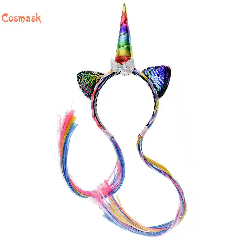 Cosmask Halloween Unicorn Headband Masquerade Decoration Headdress Halloween Cospaly Head Buckle
Cosmask Halloween Unicorn Headband Masquerade Decoration Headdress Halloween Cospaly Head Buckle