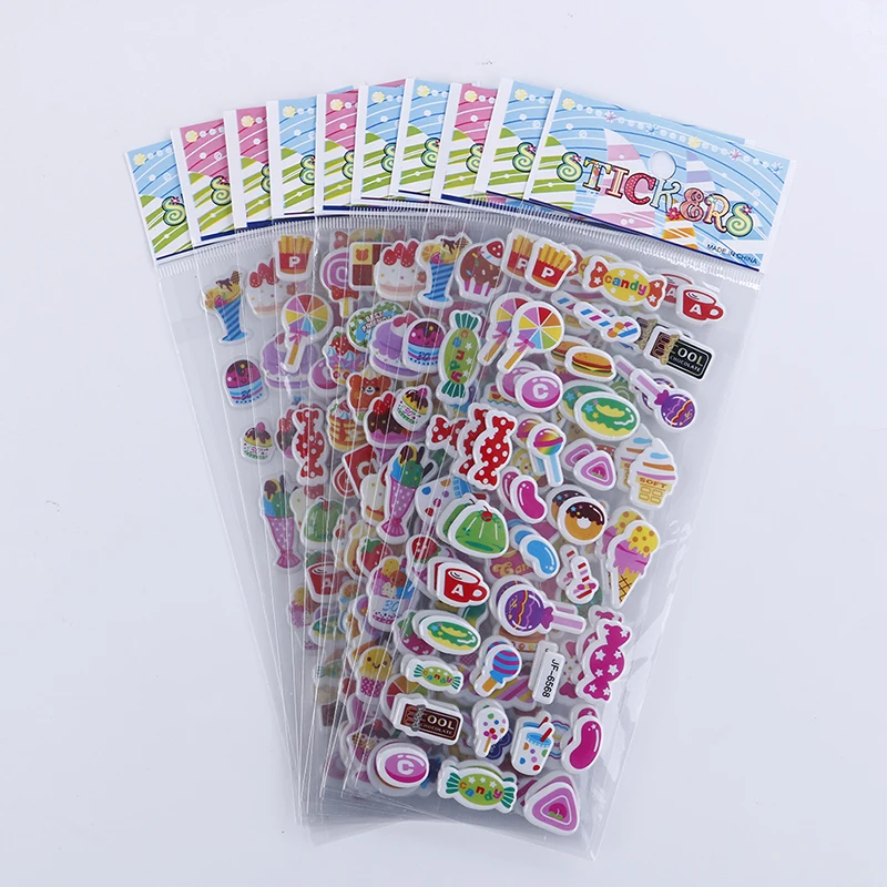8pcs/lot cartoon patterns Fashion Brand Kids Toys Cartoon 3D Stickers Children girls boys PVC Stickers Bubble Stickers
8pcs/lot cartoon patterns Fashion Brand Kids Toys Cartoon 3D Stickers Children girls boys PVC Stickers Bubble Stickers