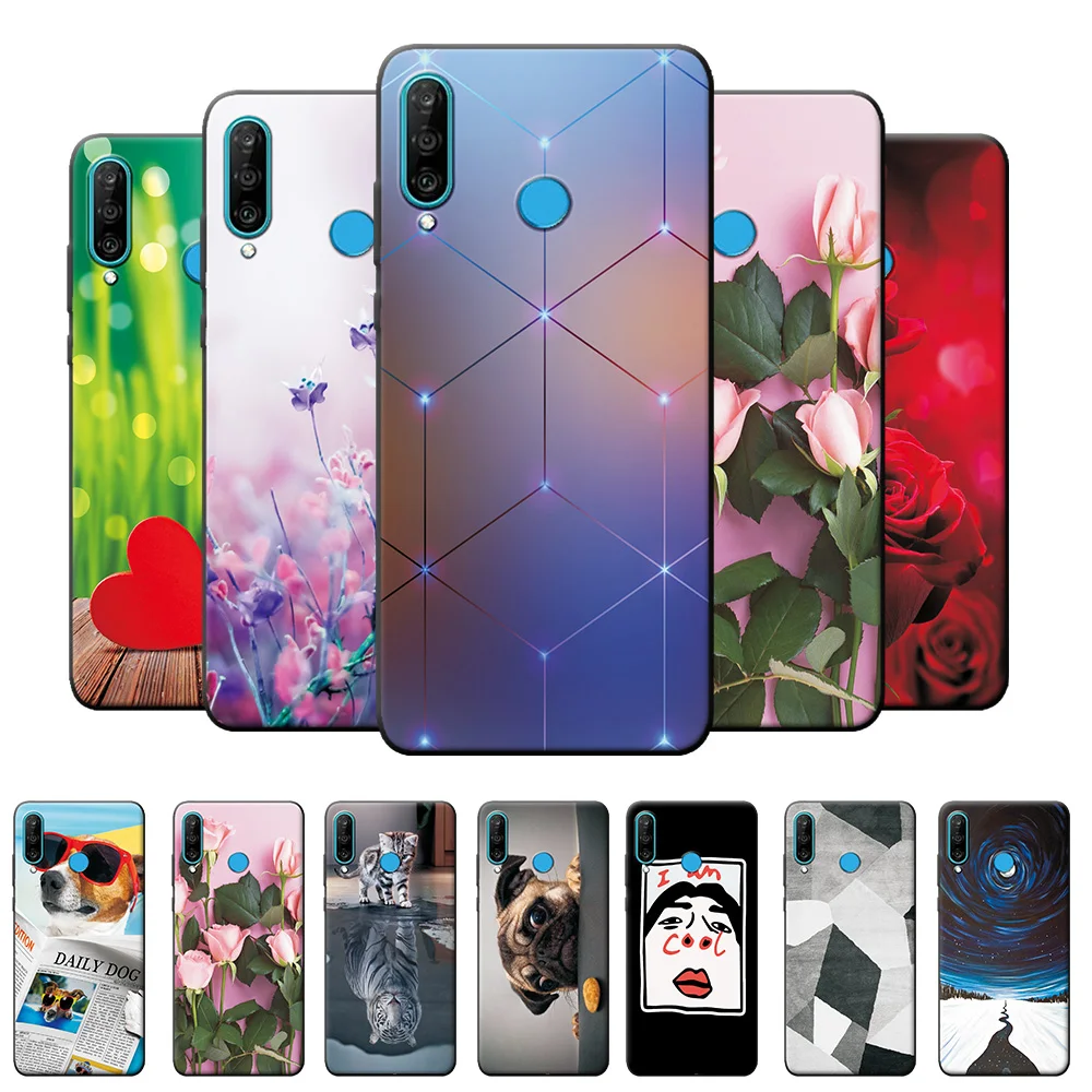Чехол с декорацией для Huawei P Smart 2019 чехол на PSmart Plus Z Бампер P20 P30 P10 Lite Pro
