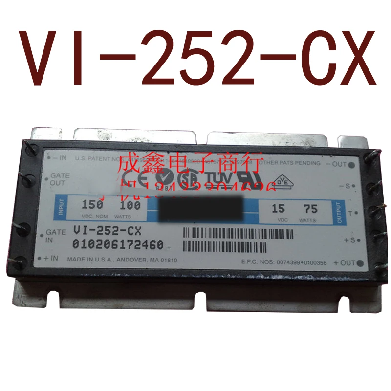 Original-- VI-252-CX VI-252-EX DCinput150V-output15V75W5A 1 year warranty {Warehouse spot photos}
Original-- VI-252-CX VI-252-EX DCinput150V-output15V75W5A 1 year warranty {Warehouse spot photos}