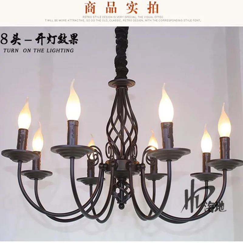 Retro Industrial Chandelier Light 3/4/5/6 heads European Wrought Iron Lamps For Living Room Bar Restaurant E14 Lustre Luminaria
Retro Industrial Chandelier Light 3/4/5/6 heads European Wrought Iron Lamps For Living Room Bar Restaurant E14 Lustre Luminaria