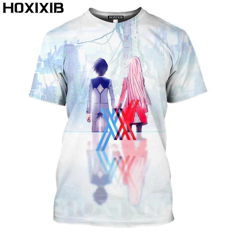 HOXIXIB Darling In The Franxx T Shirt ZERO TWO Women Home Men T-shirts 3D Hentai Beauty KOKORO Genista Robot Battle Holiday Tops
HOXIXIB Darling In The Franxx T Shirt ZERO TWO Women Home Men T-shirts 3D Hentai Beauty KOKORO Genista Robot Battle Holiday Tops