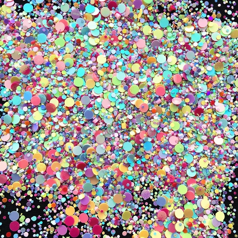 Multi Size Mix Color 2000pcs Flat Dot Shape PVC Loose Sequins Paillettes DIY Nails Art Manicure/Wedding Decoration Accessories
Multi Size Mix Color 2000pcs Flat Dot Shape PVC Loose Sequins Paillettes DIY Nails Art Manicure/Wedding Decoration Accessories