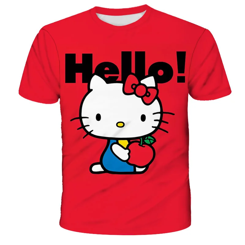 New Style Helloew 3D Kitty Printing Boys Girls Funny Lovely T-shirt Summer Round Collar Short Sleeve Baby Clothing Cartoon Tees
New Style Helloew 3D Kitty Printing Boys Girls Funny Lovely T-shirt Summer Round Collar Short Sleeve Baby Clothing Cartoon Tees