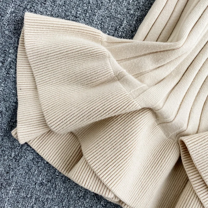 Sweater Dress Women Thick Mermaid O-neck Long Sleeve Knitted Dress 2020 Autumn Winter Elegant Female Slim Sexy Dress
Sweater Dress Women Thick Mermaid O-neck Long Sleeve Knitted Dress 2020 Autumn Winter Elegant Female Slim Sexy Dress