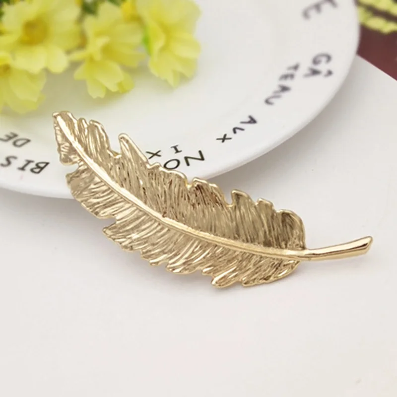 Fashion Vintage Gold Silver Leaf Shape Metal Hair Clips Women Elegant Hairpins Barrettes Girls Headbands Lady Hair Accessories
Fashion Vintage Gold Silver Leaf Shape Metal Hair Clips Women Elegant Hairpins Barrettes Girls Headbands Lady Hair Accessories