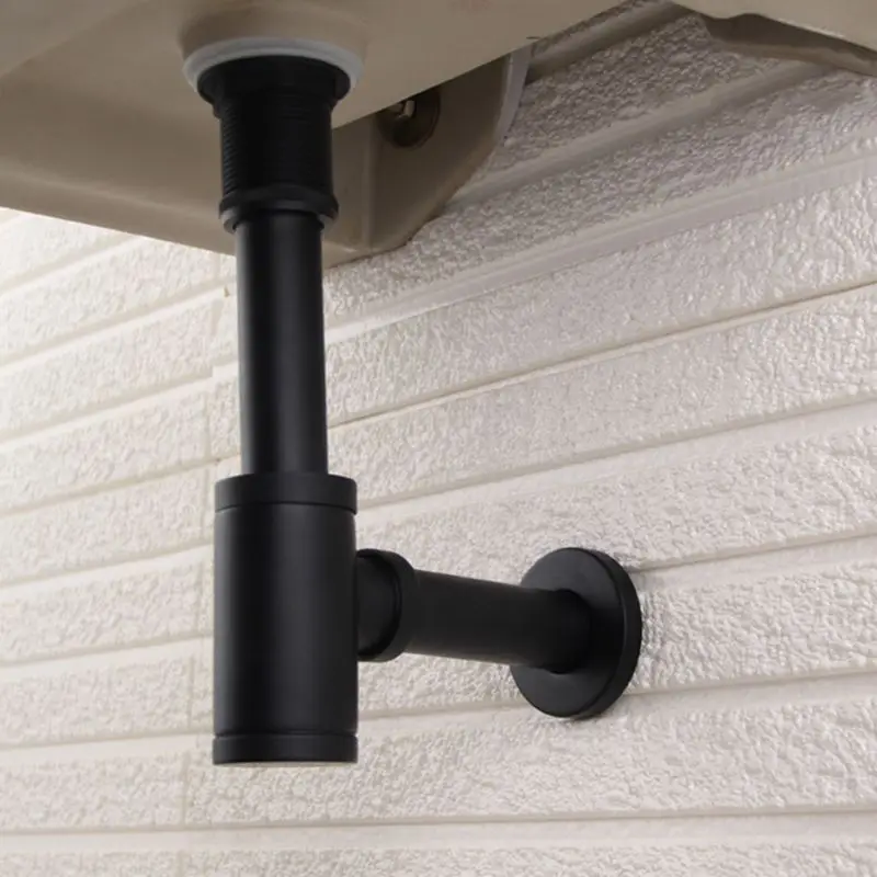 Basin Sink Drain Sewer Downflow Pipe Bottle Trap Drain Deodorization Brushed Black Bathroom Kitchen
Basin Sink Drain Sewer Downflow Pipe Bottle Trap Drain Deodorization Brushed Black Bathroom Kitchen