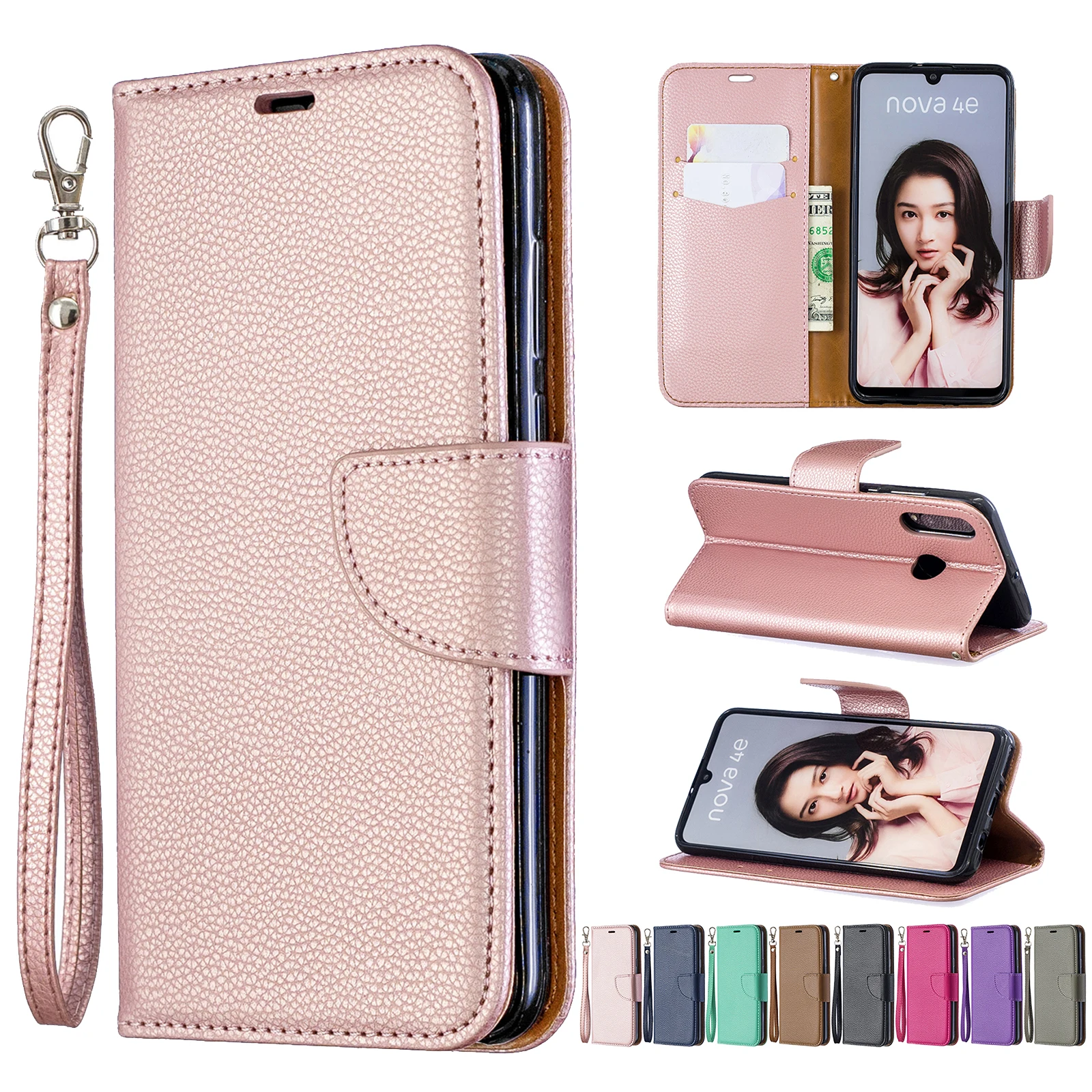 Кожаный чехол-книжка с бумажником для Huawei P40 P30 P20 Lite P Smart Z Plus Y5 Y6 Y7 2018 2019 P50 Mate 20 Pro |