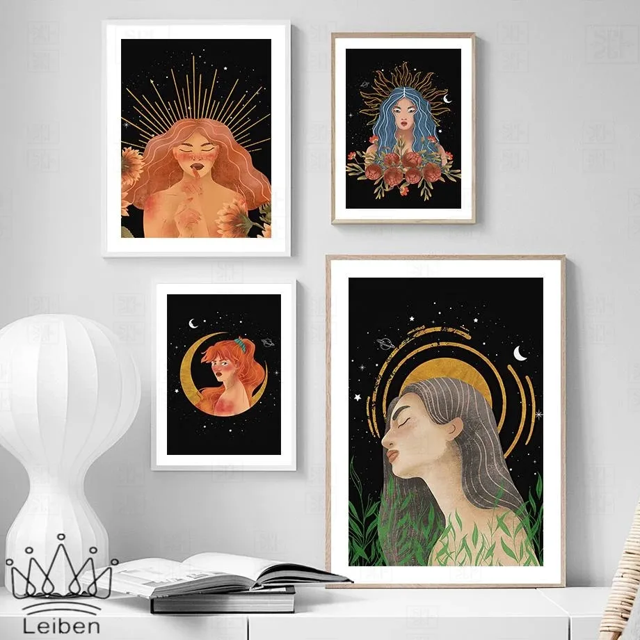 Настенная картина на холсте Абстрактная Луна солнце цветок девушка настенный плакат скандинавский настенный художественный современный д...
Настенная картина на холсте Абстрактная Луна солнце цветок девушка настенный плакат скандинавский настенный художественный современный д...