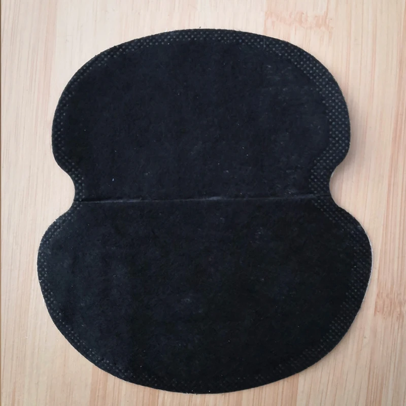 50 шт. черных одноразовых подмышечных антиперспирантных накладок для защиты от пота и пятен на рубашках.